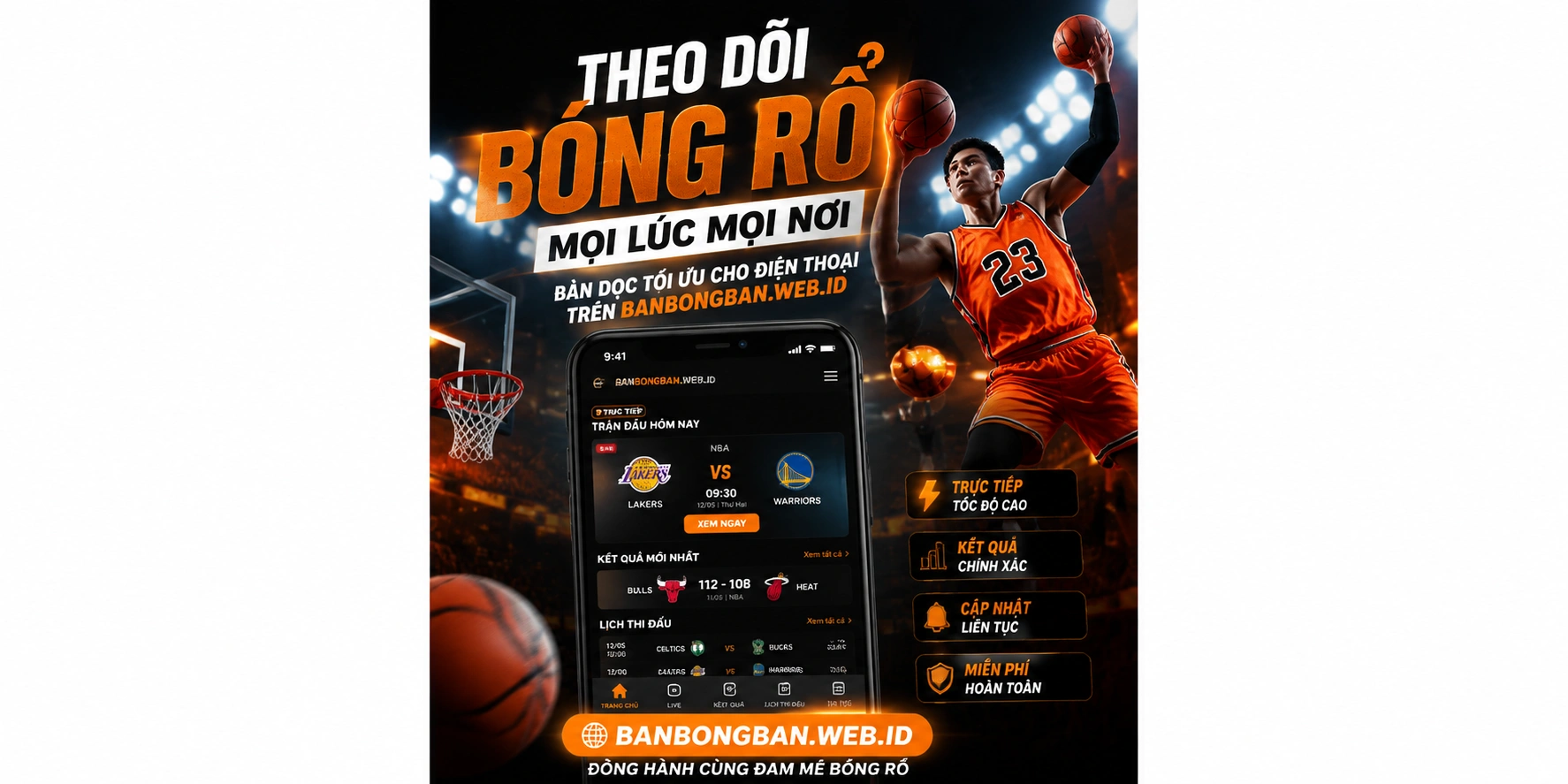 Team statistics bóng rổ